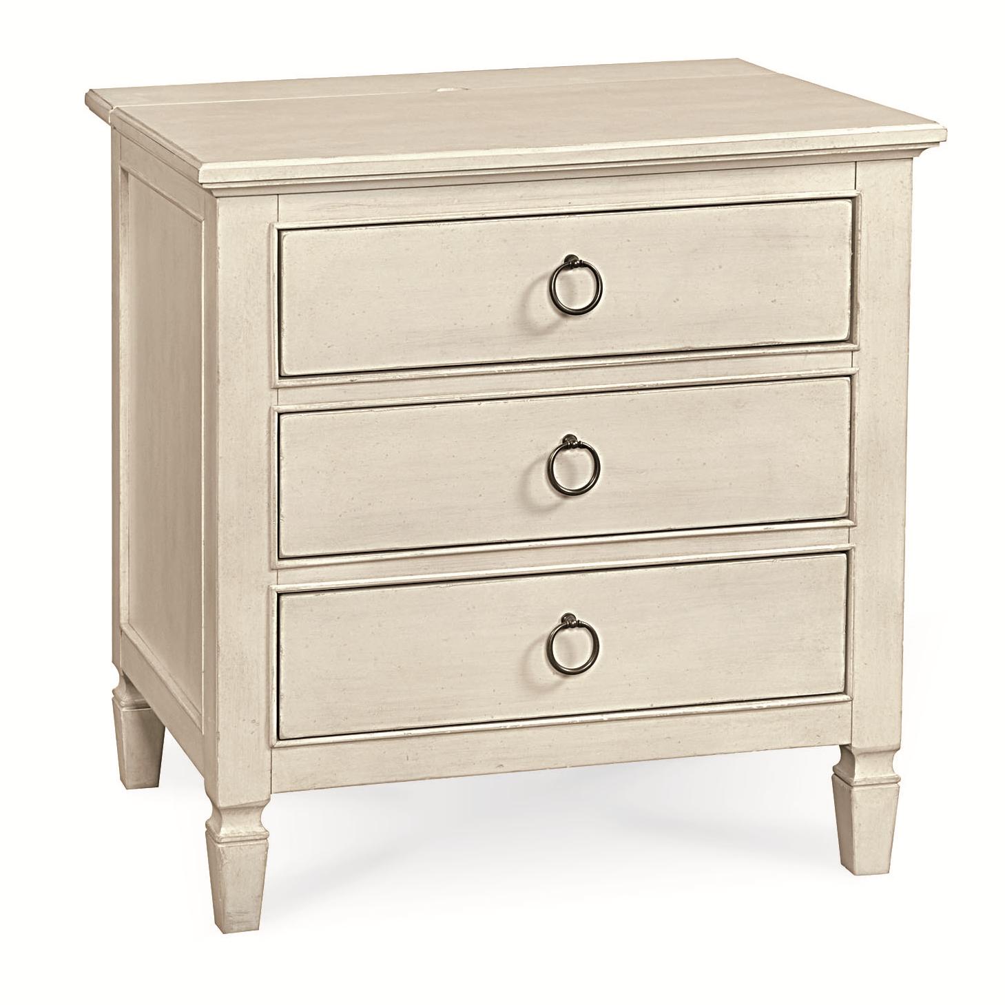 Universal Summer Hill 987350 3 Drawer Night Stand Baer's Furniture
